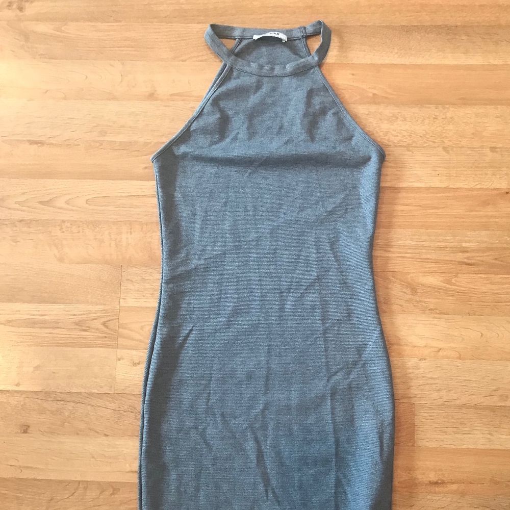 Zara knit body contouring dress
